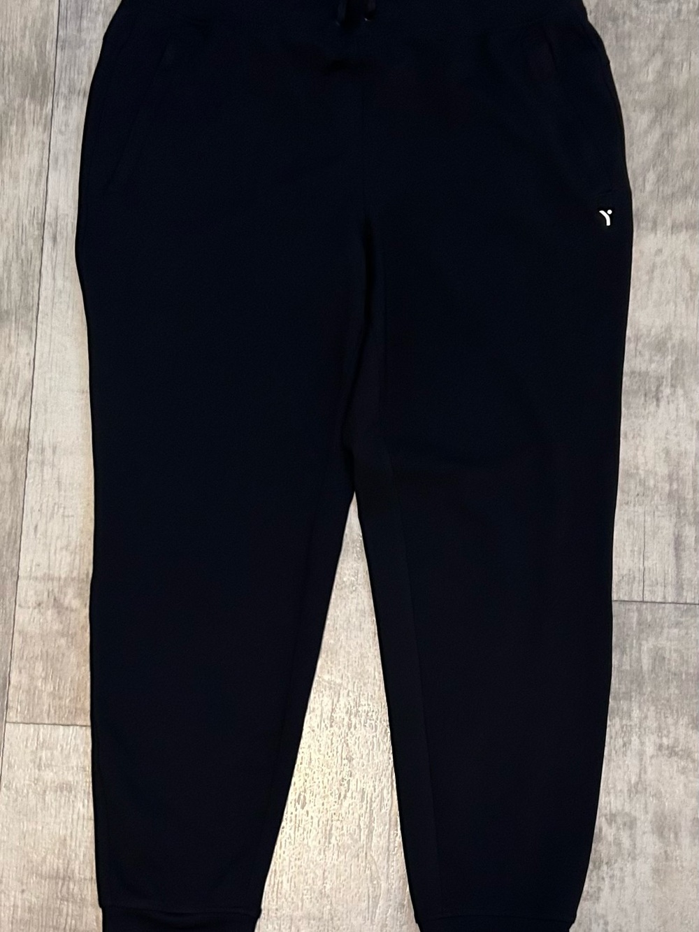Yogalicious Lux Avenue Black Side Zip Pocket Joggers Size XL EUC